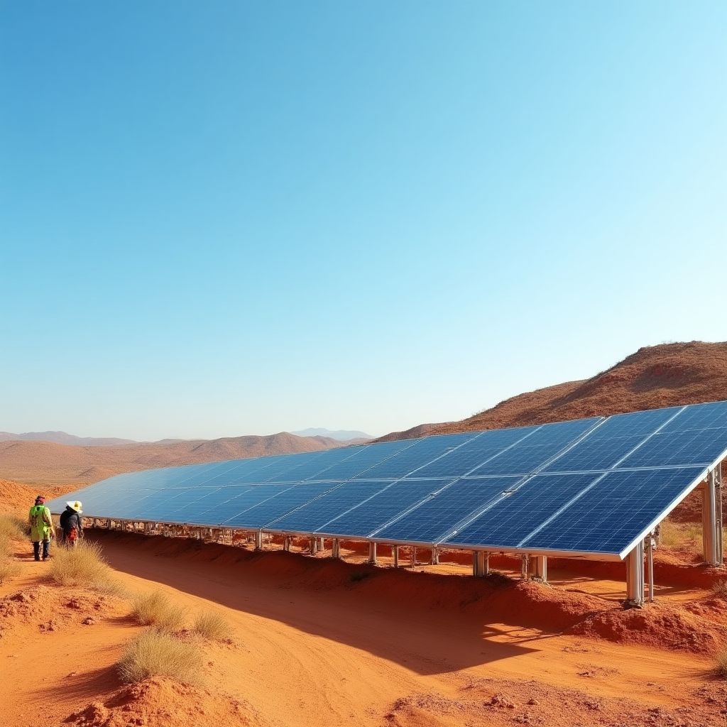 Proyecto de energía solar en La Guajira
