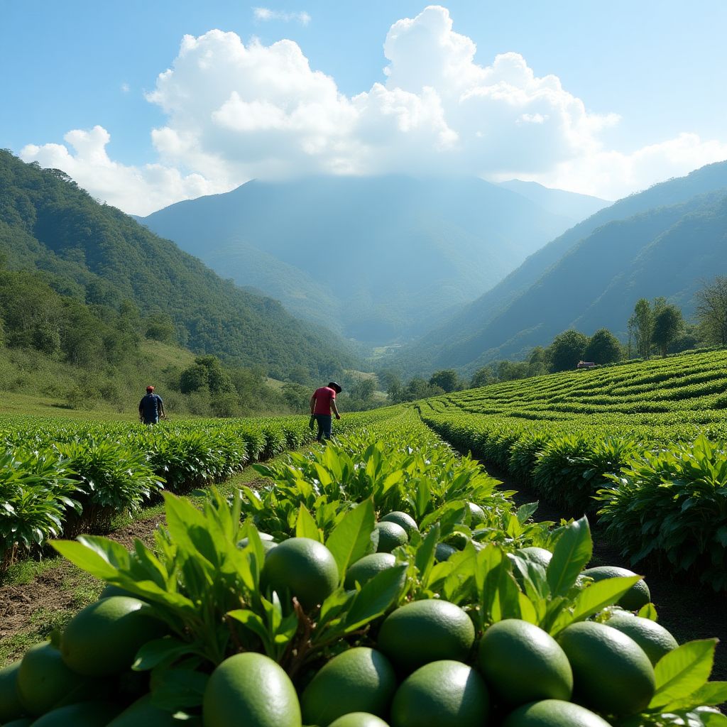 Cultivo de aguacate Hass en Antioquia