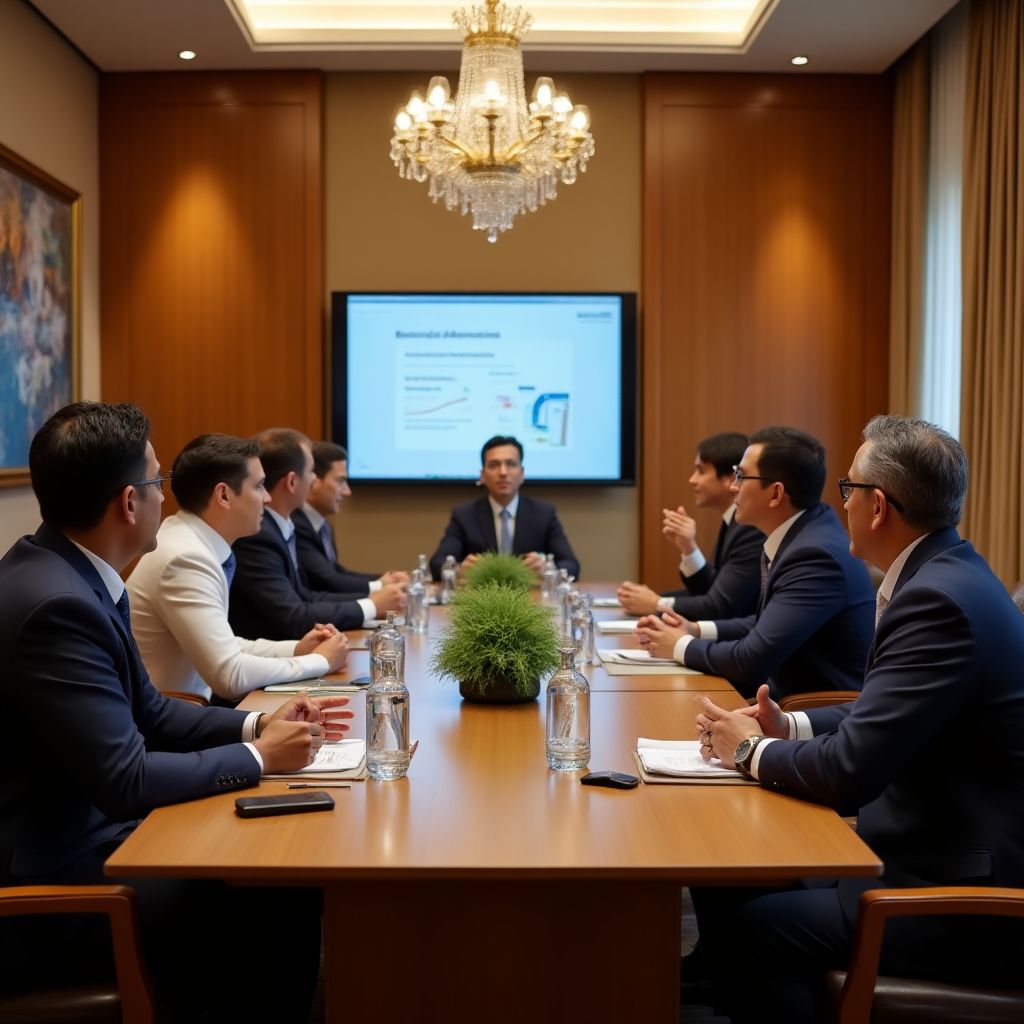 Reunión con inversores en Bogotá