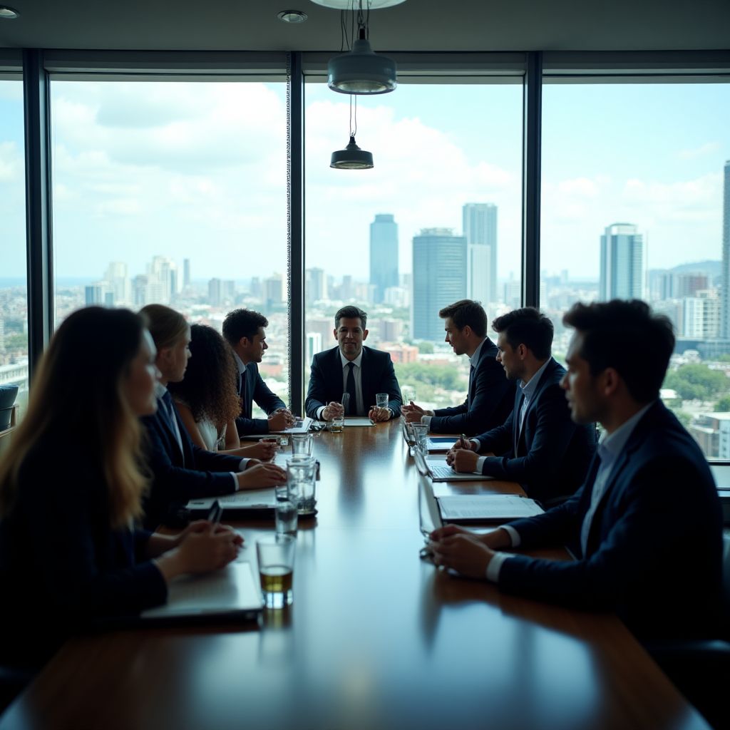 Equipo de InvierteCol en reunión estratégica